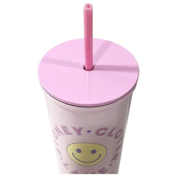 Stoney Clover Pink Tumbler with Straw - Picture 2 of 9
